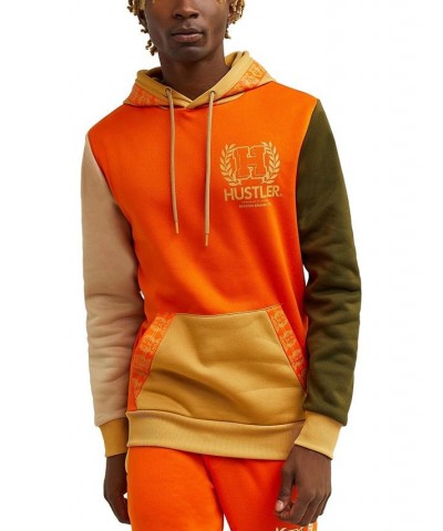 Men's Hustler Colorblock Hoodie Multi $21.07 Sweatshirt