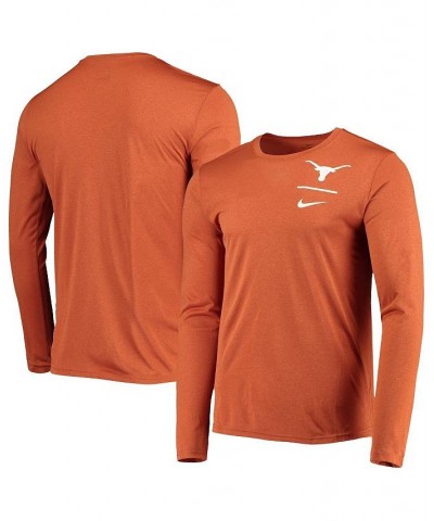 Men's Texas Orange Texas Longhorns Logo Stack Legend Performance Long Sleeve T-shirt $23.65 T-Shirts