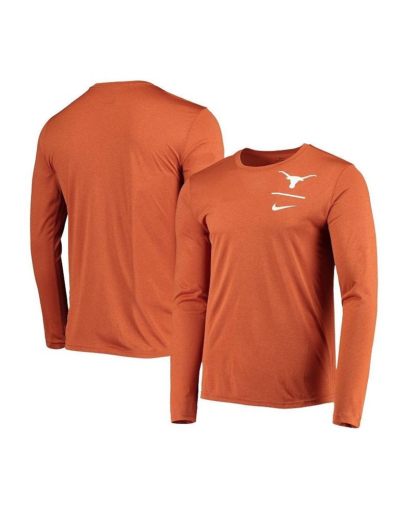 Men's Texas Orange Texas Longhorns Logo Stack Legend Performance Long Sleeve T-shirt $23.65 T-Shirts