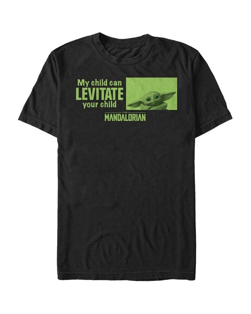 Men's Levitate Child Short Sleeve Crew T-shirt Black $15.75 T-Shirts