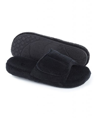 Acorn Men's Spa Slide Comfort Slippers Black $23.22 Shoes