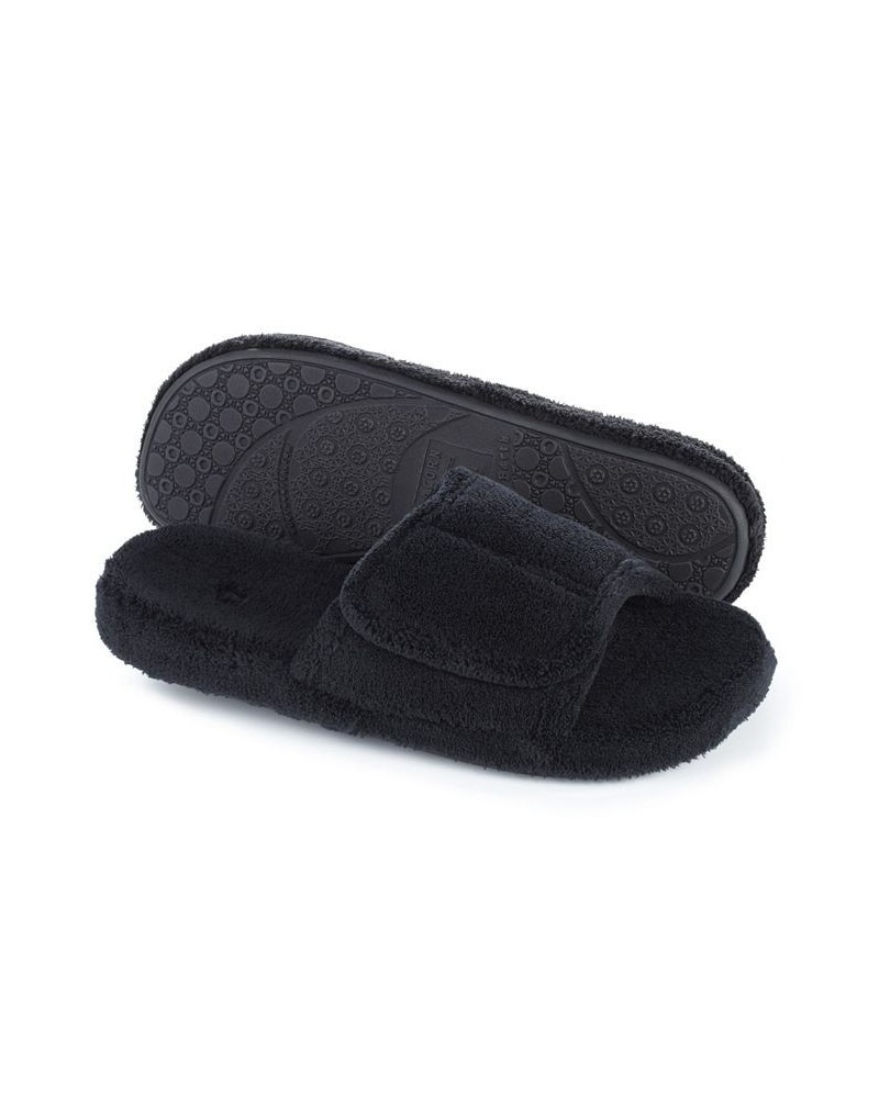 Acorn Men's Spa Slide Comfort Slippers Black $23.22 Shoes