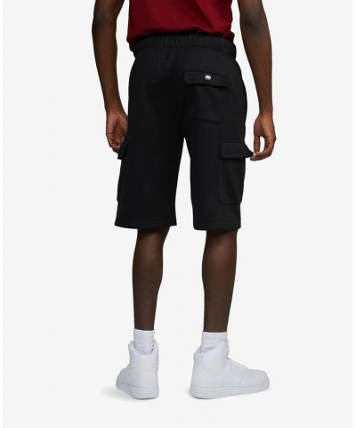 Men's Cargo Largo Fleece Shorts Black $24.94 Shorts