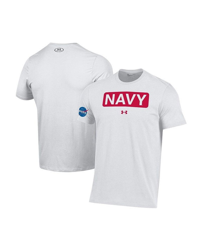 Men's White Navy Midshipmen 2022 Special Games NASA T-shirt $24.74 T-Shirts