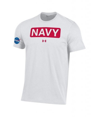 Men's White Navy Midshipmen 2022 Special Games NASA T-shirt $24.74 T-Shirts