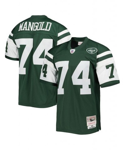 Men's Nick Mangold Green New York Jets 2006 Legacy Replica Jersey $81.60 Jersey