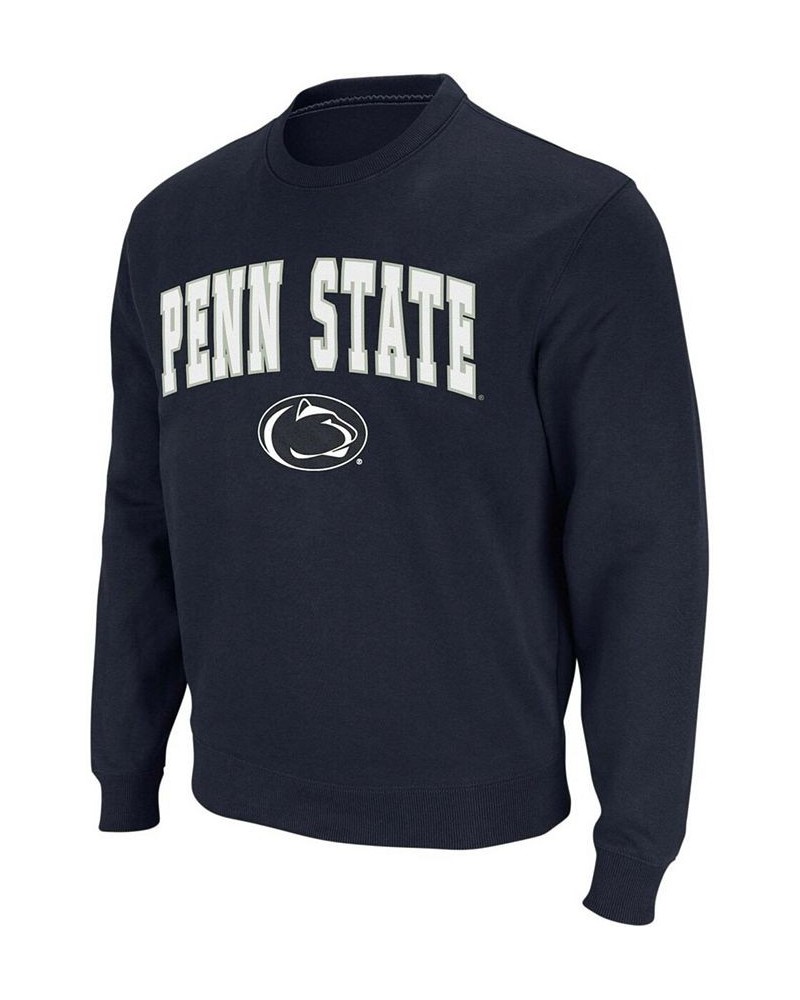 Men's Navy Penn State Nittany Lions Arch Logo Crew Neck Sweatshirt $25.37 Sweatshirt