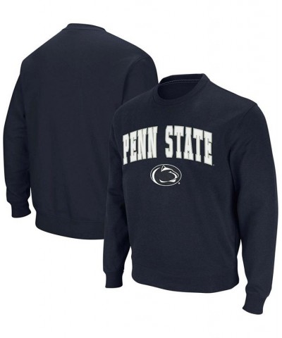 Men's Navy Penn State Nittany Lions Arch Logo Crew Neck Sweatshirt $25.37 Sweatshirt