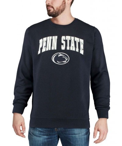 Men's Navy Penn State Nittany Lions Arch Logo Crew Neck Sweatshirt $25.37 Sweatshirt