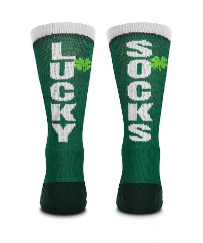 Men's Chicago Cubs Four Leaf St. Patrick's Day V-Curve Crew Socks $12.88 Socks