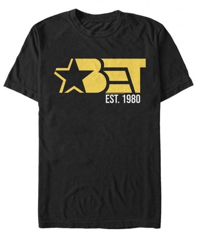 Men's Bet Box Short Sleeve T-shirt Black $15.05 T-Shirts