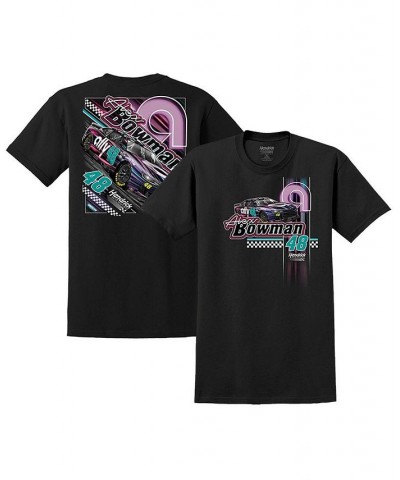 Men's Black Alex Bowman ally Night Car T-shirt $18.40 T-Shirts