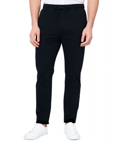 Men's Black Drawstring Pants Black $38.49 Pants