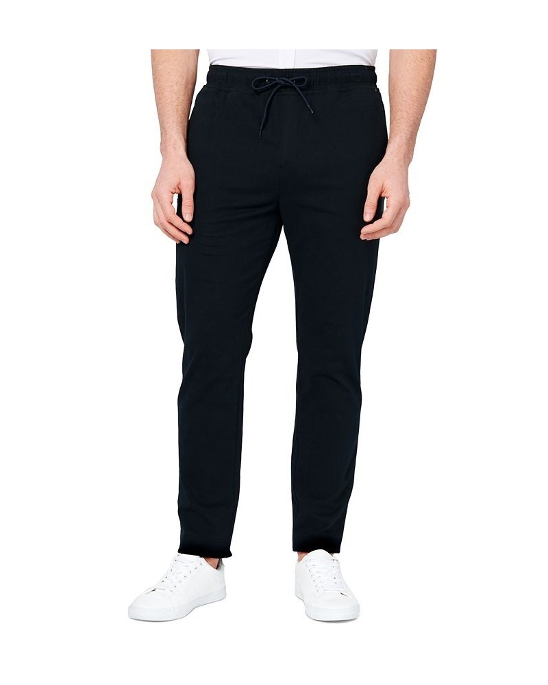 Men's Black Drawstring Pants Black $38.49 Pants