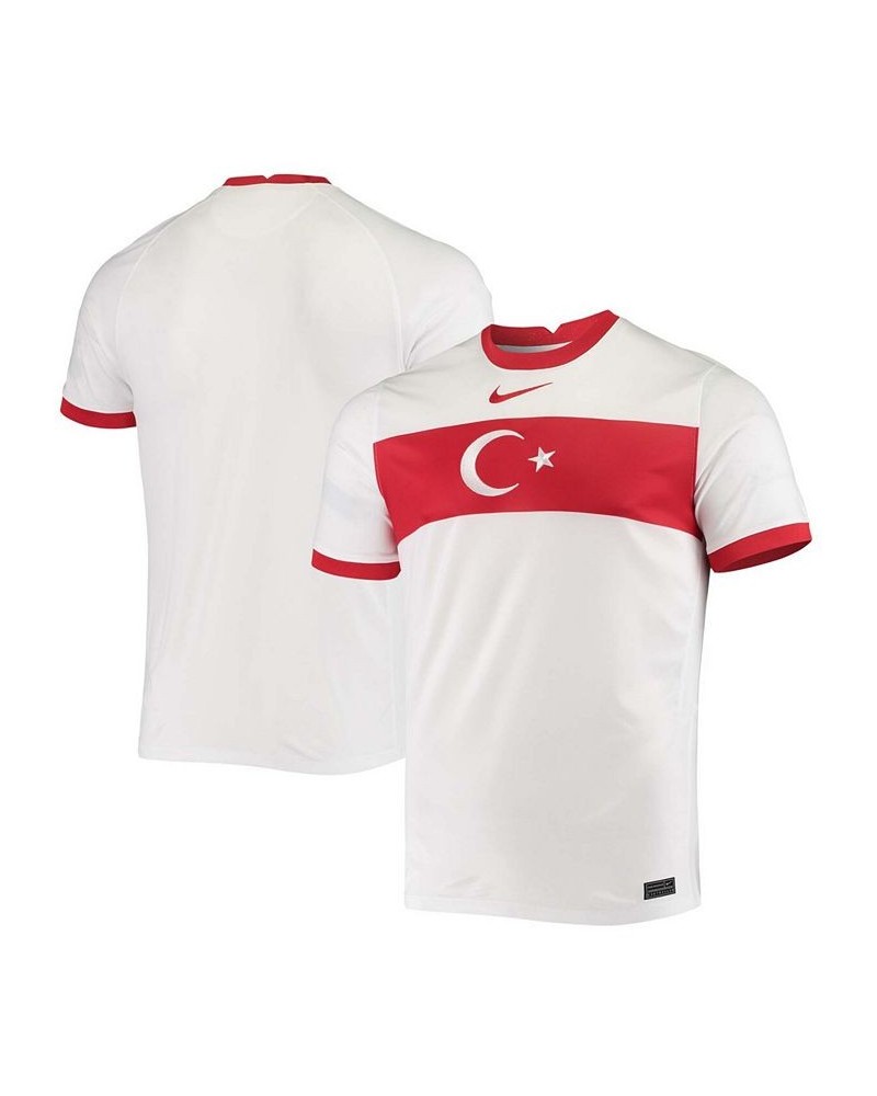 Men's White Turkey National Team 2020/21 Home Stadium Replica Jersey $42.00 Jersey