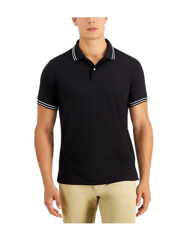 Men's Performance Stripe Polo PD03 $13.41 Polo Shirts