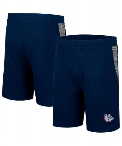 Men's Navy Gonzaga Bulldogs Wild Party Tri-Blend Shorts $17.20 Shorts