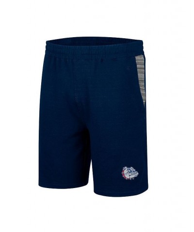 Men's Navy Gonzaga Bulldogs Wild Party Tri-Blend Shorts $17.20 Shorts