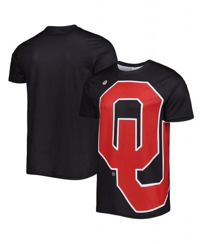 Men's Black Oklahoma Sooners Big Logo T-shirt $28.80 T-Shirts