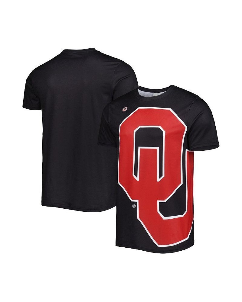 Men's Black Oklahoma Sooners Big Logo T-shirt $28.80 T-Shirts