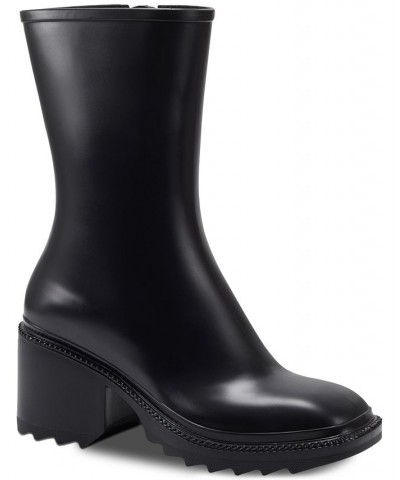 Women's Everett Rain Boots Black $18.86 Shoes