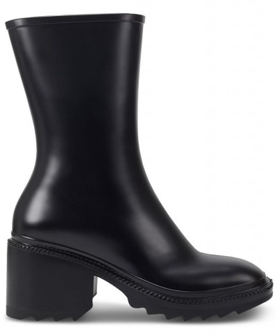 Women's Everett Rain Boots Black $18.86 Shoes