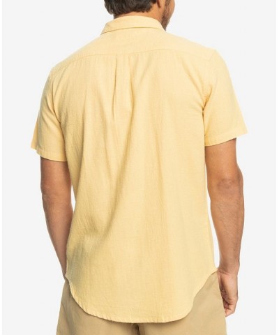 Men's Time Box Short-Sleeve Shirt Tan/Beige $28.20 Shirts