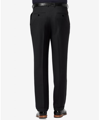 Men's Premium Comfort Stretch Classic-Fit Solid Pleated Dress Pants PD01 $32.99 Pants