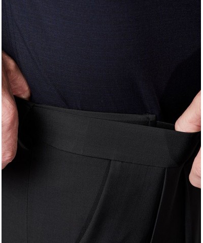 Men's Premium Comfort Stretch Classic-Fit Solid Pleated Dress Pants PD01 $32.99 Pants