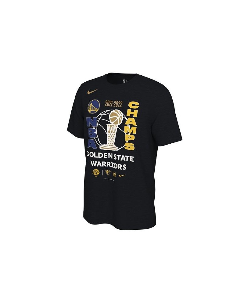 Men's Black Golden State Warriors 2022 NBA Finals Champion Locker Room T-Shirt $23.39 T-Shirts