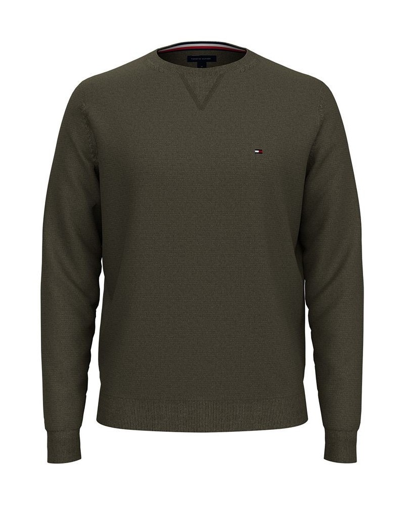 Men's Signature Solid Crew Neck Sweater PD01 $27.92 Sweaters