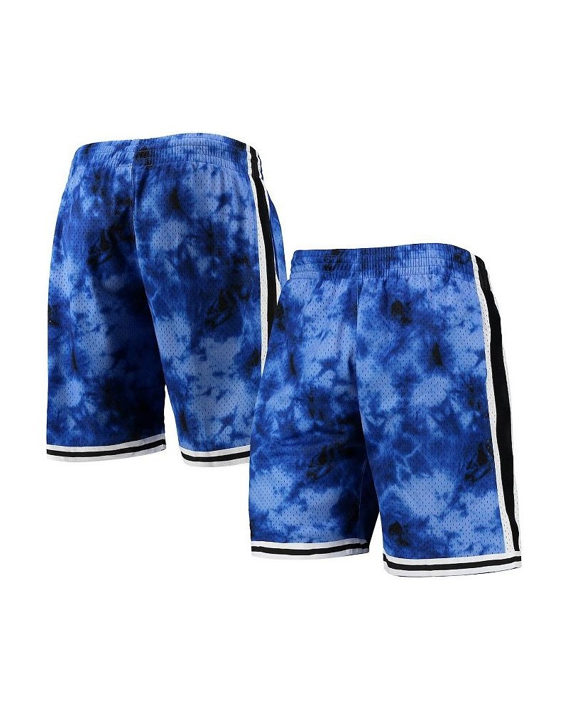 Men's Royal Philadelphia 76ers Hardwood Classics 2000 Galaxy Swingman Shorts $56.40 Shorts