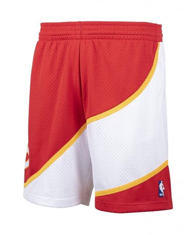 Men's Red Atlanta Hawks Hardwood Classics Swingman Shorts $37.79 Shorts