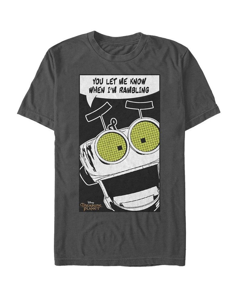 Men's Rambling Short Sleeve Crew T-shirt Gray $20.29 T-Shirts