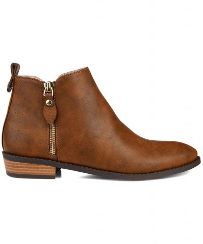 Women's Ellis Bootie Brown $53.90 Shoes