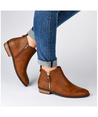 Women's Ellis Bootie Brown $53.90 Shoes