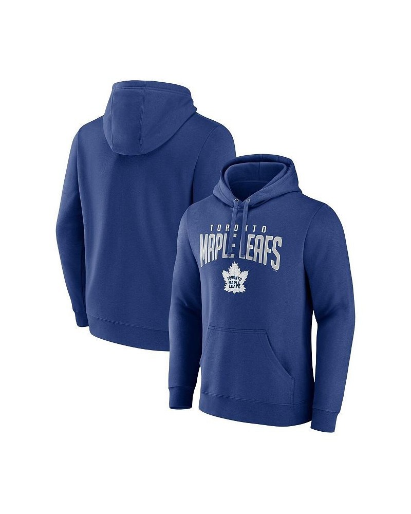 Men's Branded Blue Toronto Maple Leafs Special Edition 2.0 Wordmark Pullover Hoodie $37.60 Sweatshirt