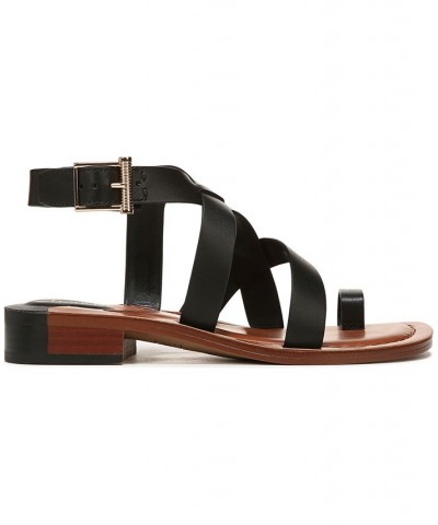 Ina Ankle Strap Sandals Black $52.00 Shoes