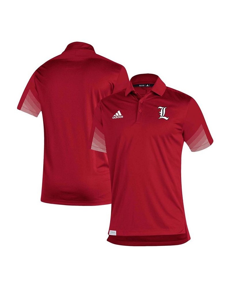 Men's Red Louisville Cardinals 2021 Sideline Primeblue Polo Shirt Red $33.00 Polo Shirts