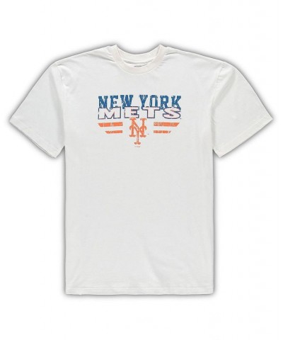 Men's White, Royal New York Mets Big and Tall Pinstripe Sleep Set $35.00 Pajama