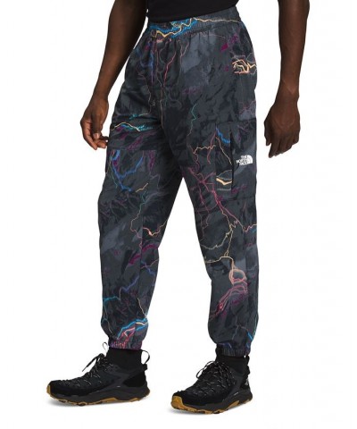 Men's TNF Nylon Easy Pants Tnf Black/super Sonic Blue/purple Cactus Flower $46.00 Pants