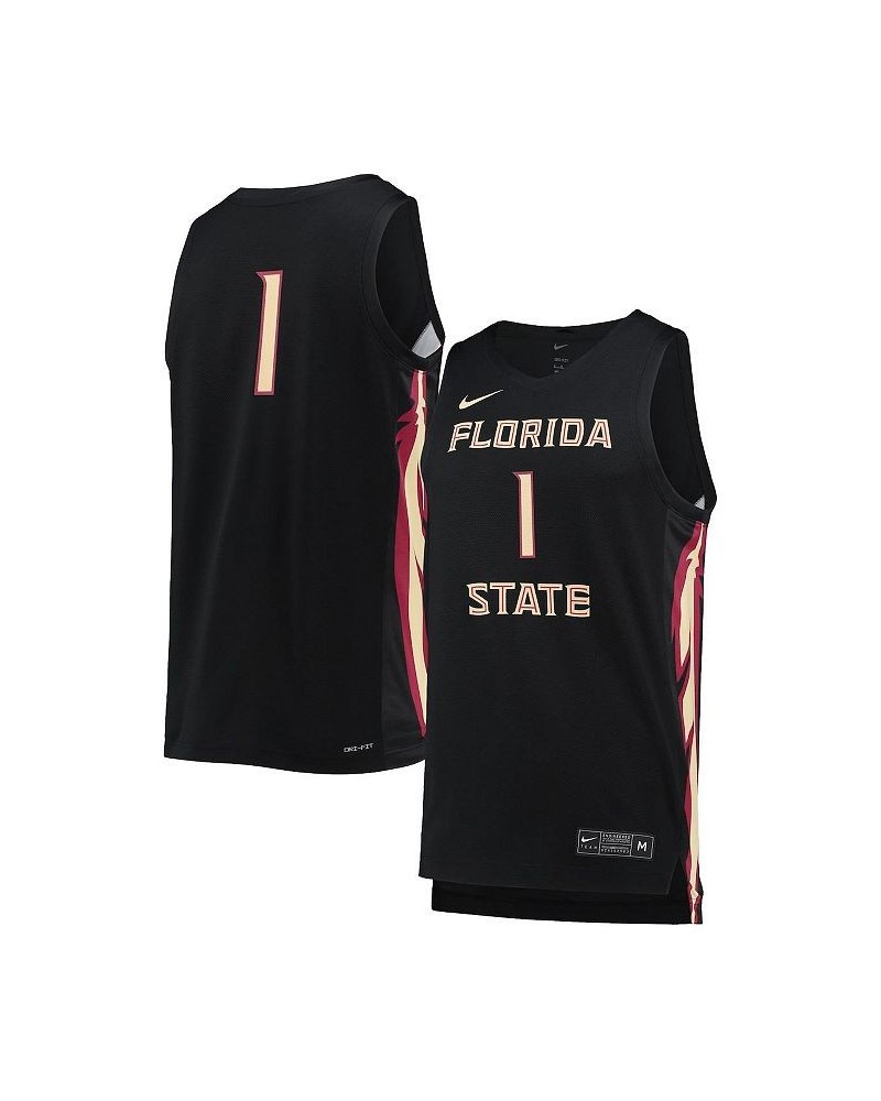 Men's Black Florida State Seminoles Replica Basketball Jersey $40.80 Jersey