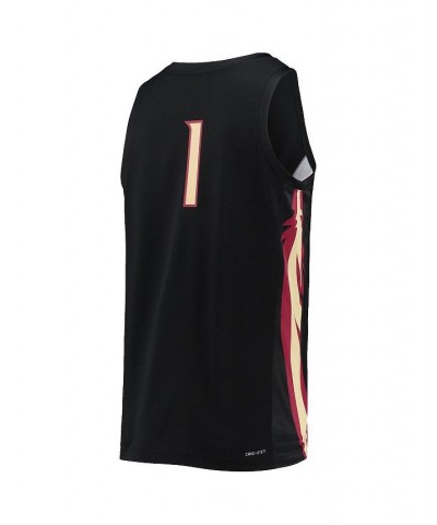 Men's Black Florida State Seminoles Replica Basketball Jersey $40.80 Jersey