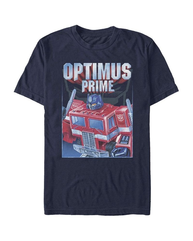 Men's Prime Hero Short Sleeve Crew T-shirt Blue $20.99 T-Shirts