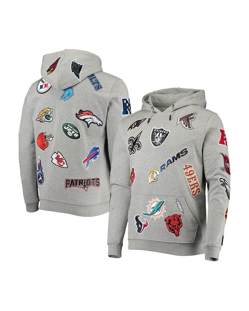 Men's Heathered Gray Nfl Pro League Pullover Hoodie $65.10 Sweatshirt