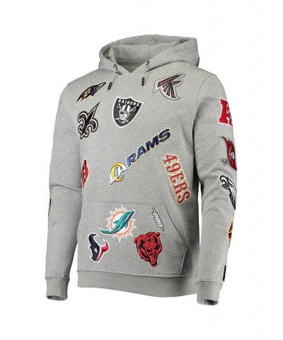 Men's Heathered Gray Nfl Pro League Pullover Hoodie $65.10 Sweatshirt