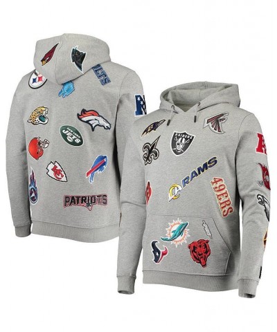 Men's Heathered Gray Nfl Pro League Pullover Hoodie $65.10 Sweatshirt