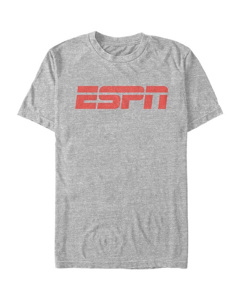 Men's The Logo Short Sleeve Crew T-shirt Charcoal Heather $17.84 T-Shirts