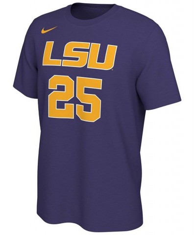 Men's Ben Simmons Purple LSU Tigers Retro Alumni Basketball Jersey T-shirt $20.87 T-Shirts