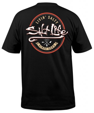 Men's Playin Hookie Logo Graphic T-Shirt Black $13.44 T-Shirts